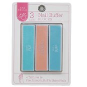 Wholesale - 3pc NAIL BUFFER C/P 144, UPC: 769898975639